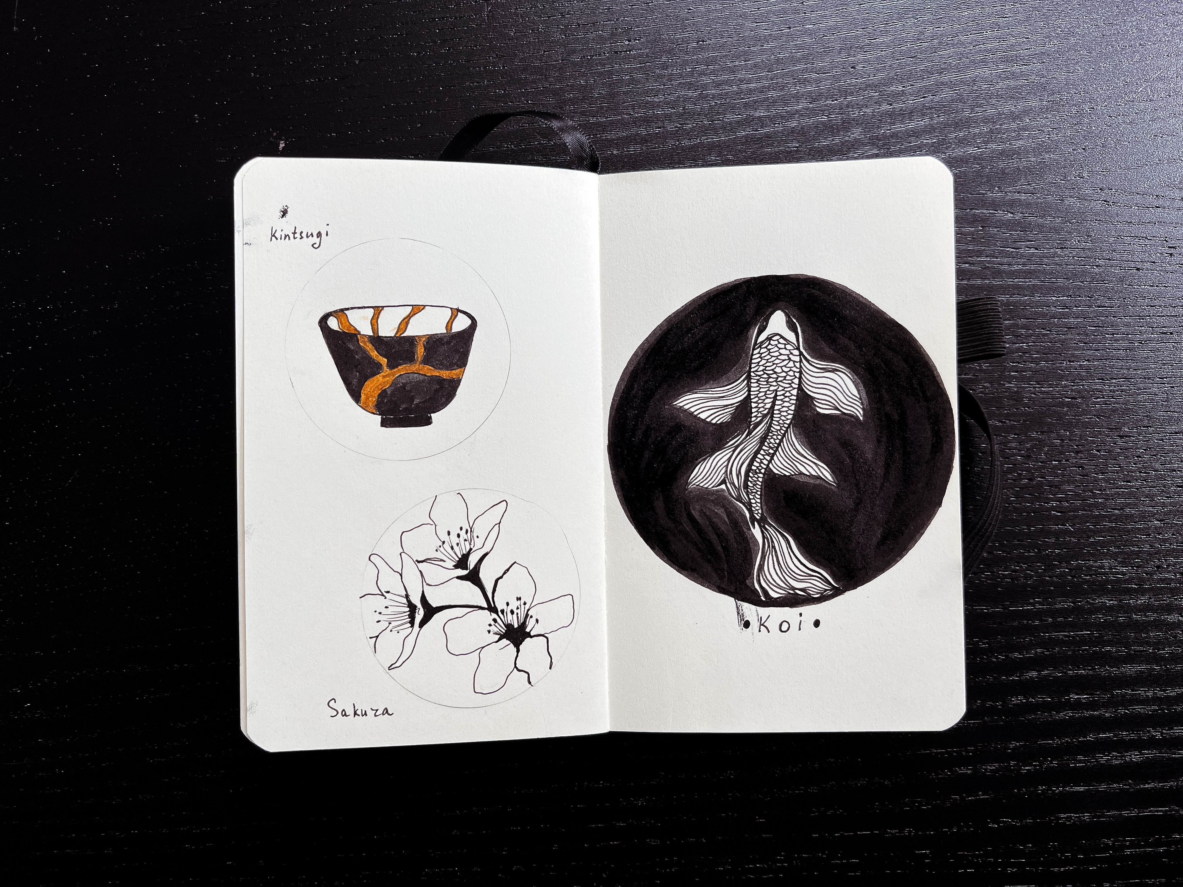 travel japan sketch mindfully art